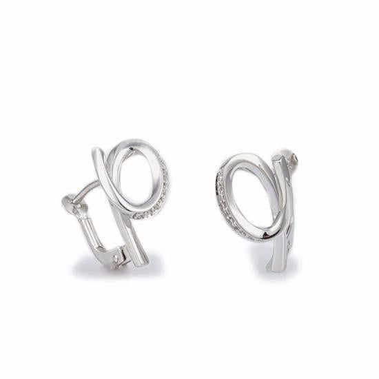 OHRSCHMUCK - BRILL. 0,066 Ct. H/si