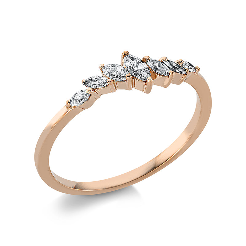 Ring 2er-Krappe 18 kt RG