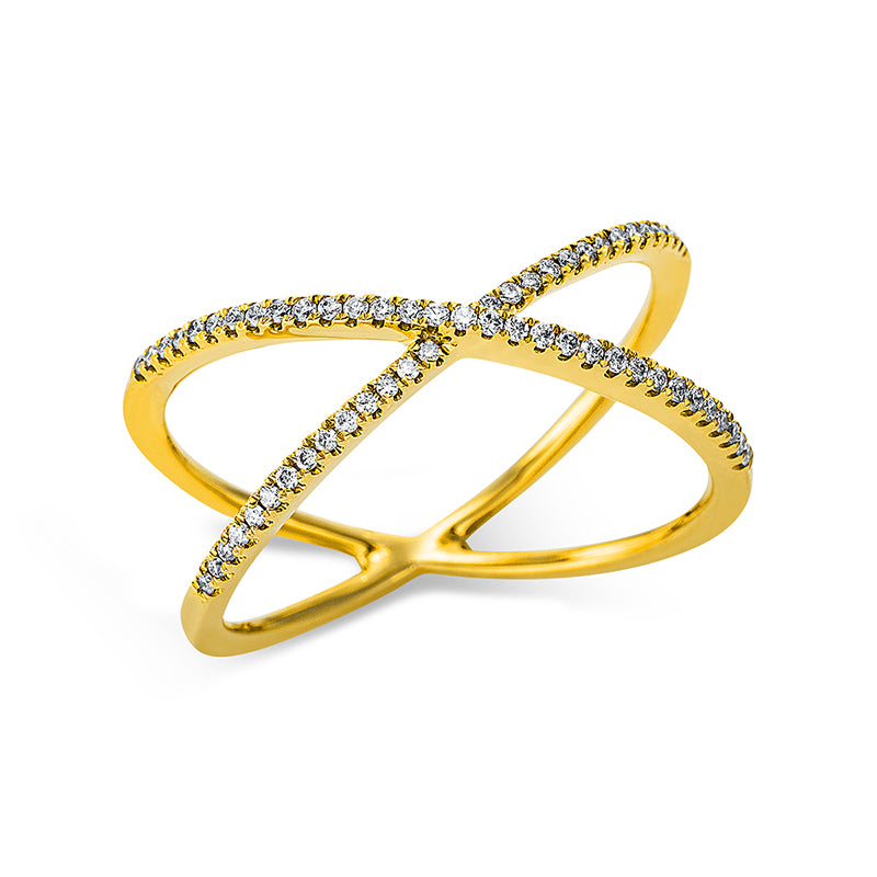 Кольцо 18-каратное золото