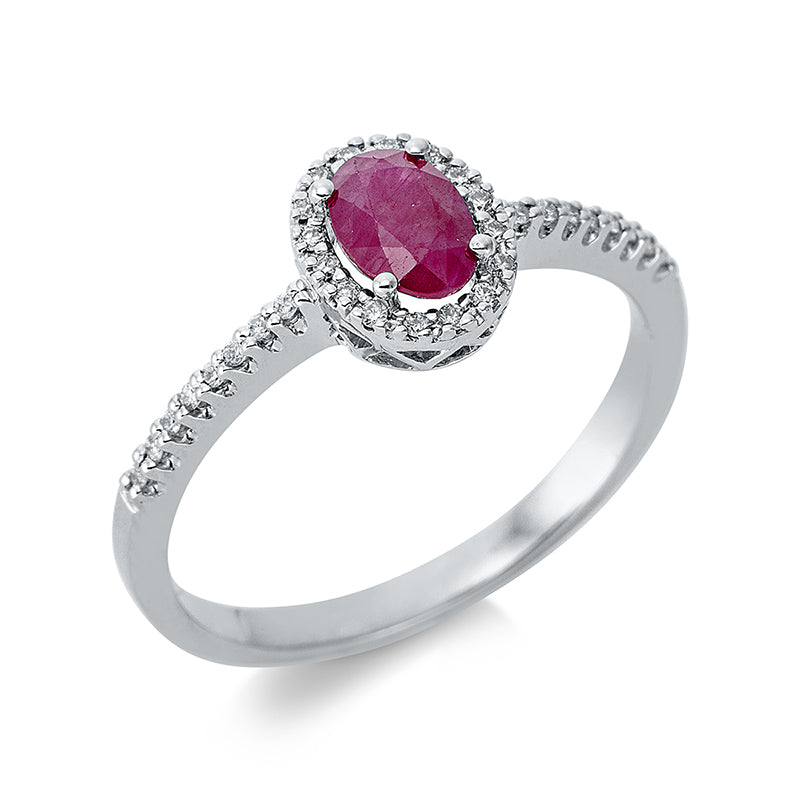 Ring 4er-Krappe 18 kt WG