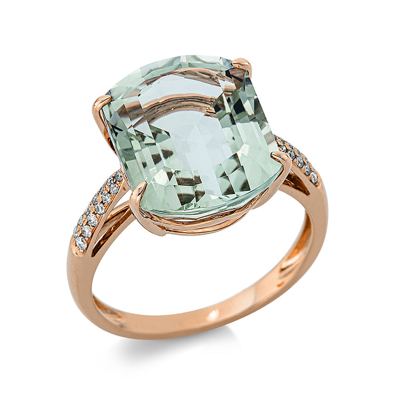 Ring 4er-Krappe 18 kt RG