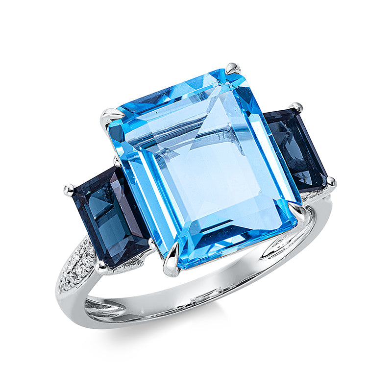 Ring 4er-Krappe 18 kt WG