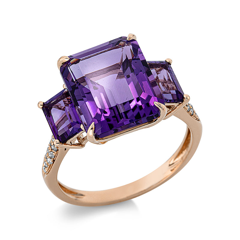 Ring 4er-Krappe 18 kt RG