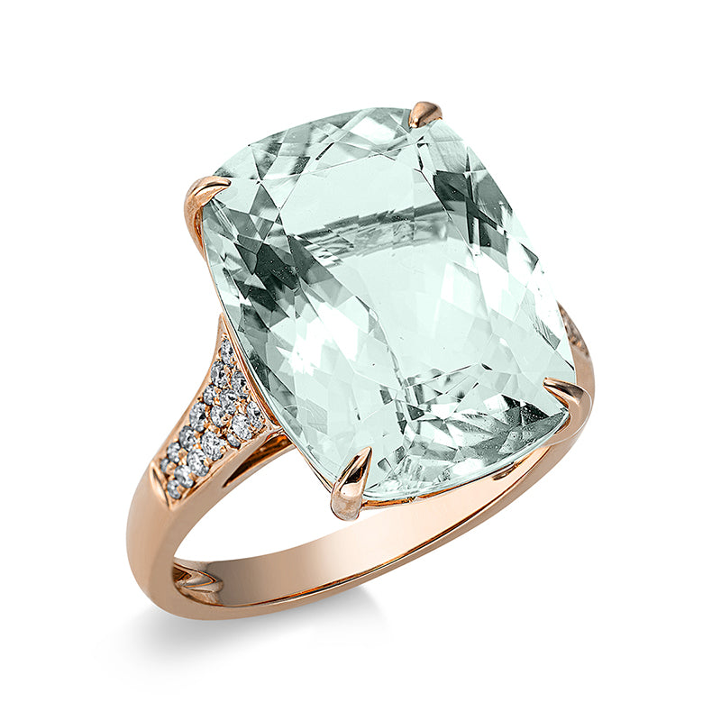 Ring 4er-Krappe 18 kt RG