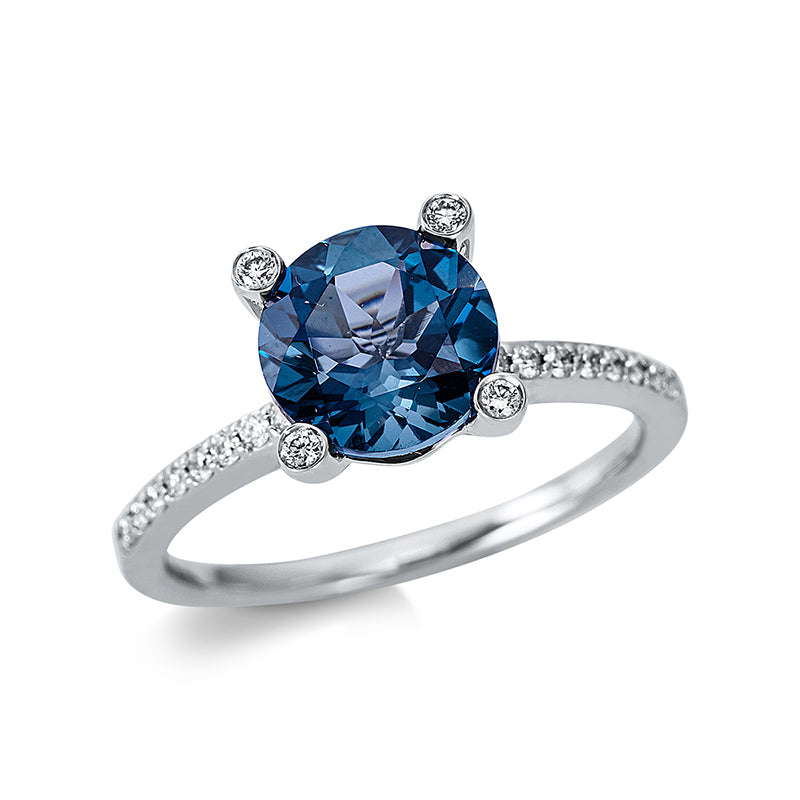 Ring 4er-Krappe 18 kt WG