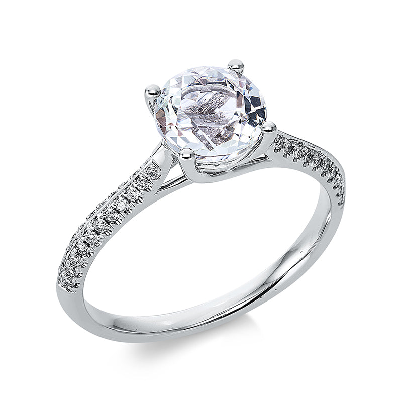 Ring 4er-Krappe 18 kt WG