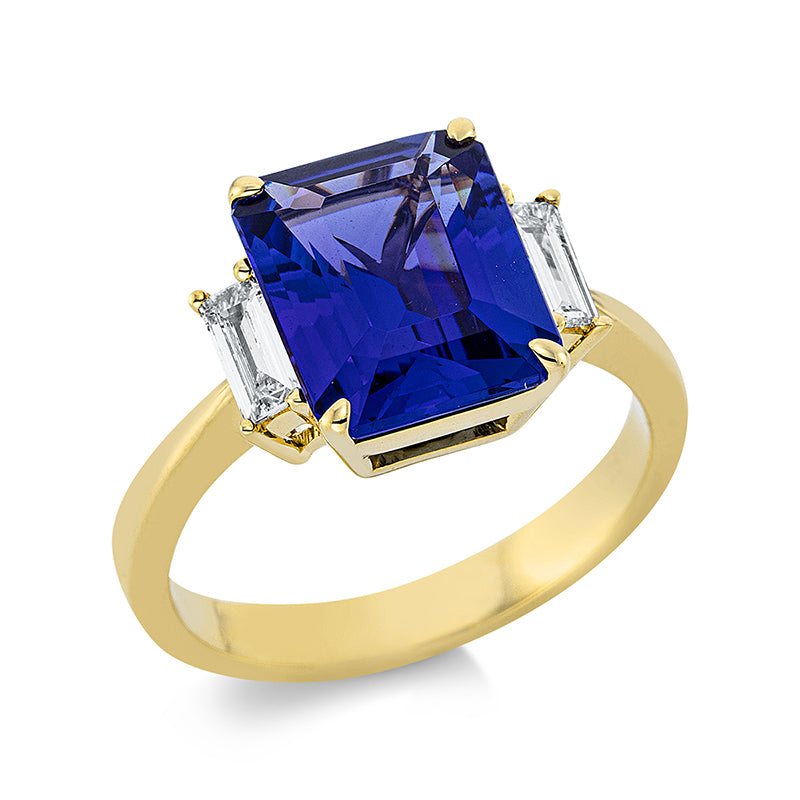 Кольцо 4 зубца Золото 18 карат