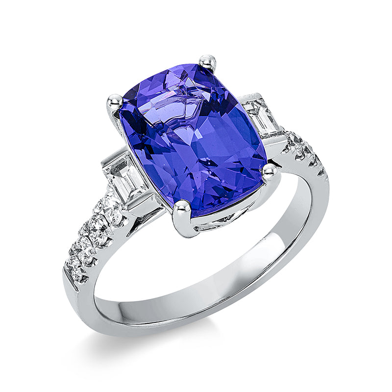 Ring 4er-Krappe 18 kt WG