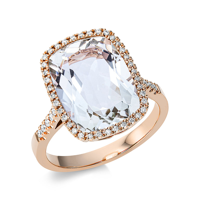 Ring 4er-Krappe 18 kt RG