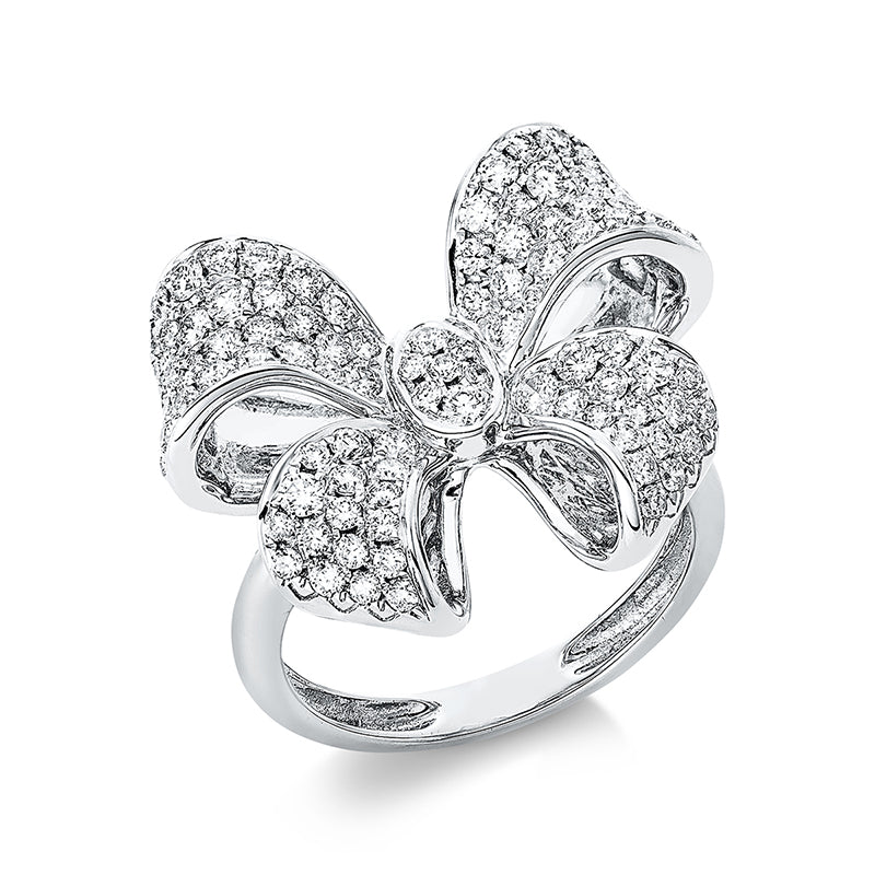 Ring 18 kt WG Schmetterling