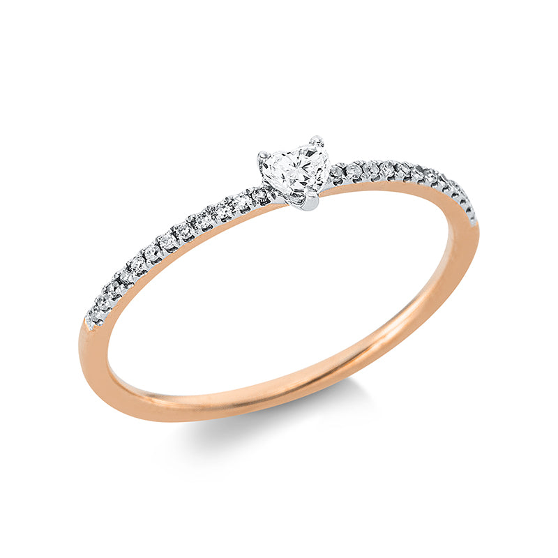 Ring 3 prongs 18 kt