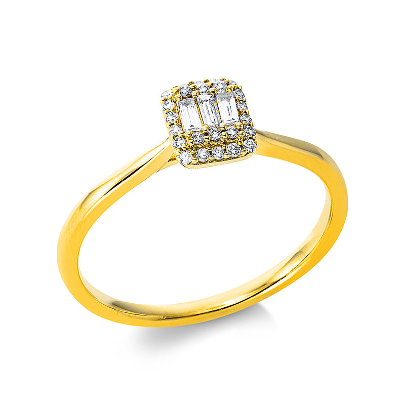 Кольцо 18-каратное золото