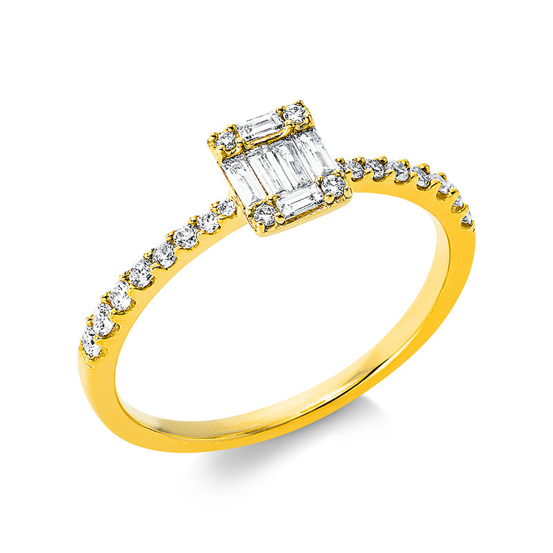 Кольцо 18-каратное золото