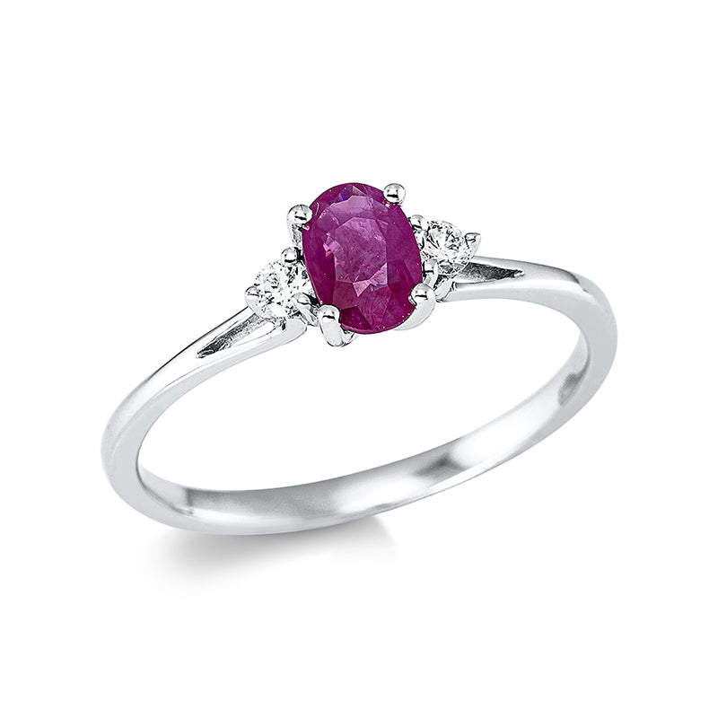 Ring 4er-Krappe 18 kt WG