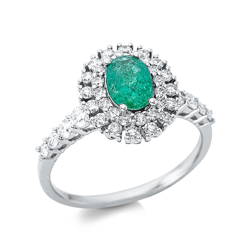 Ring 4er-Krappe 18 kt WG