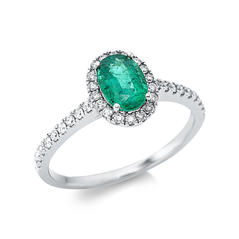 Ring 4er-Krappe 18 kt WG