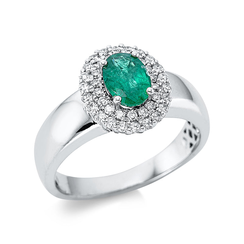 Ring 4er-Krappe 18 kt WG