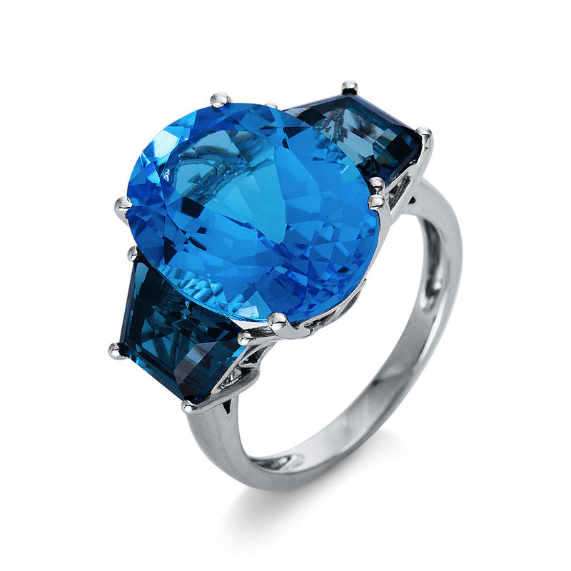 Ring 4er-Krappe 18 kt WG