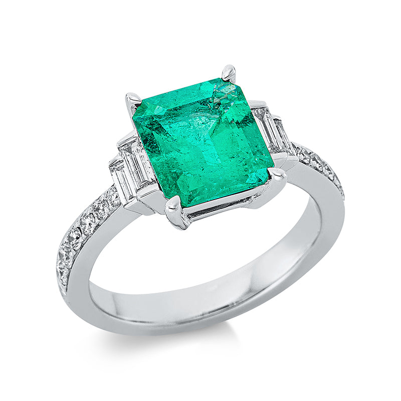 Ring 4er-Krappe 18 kt WG