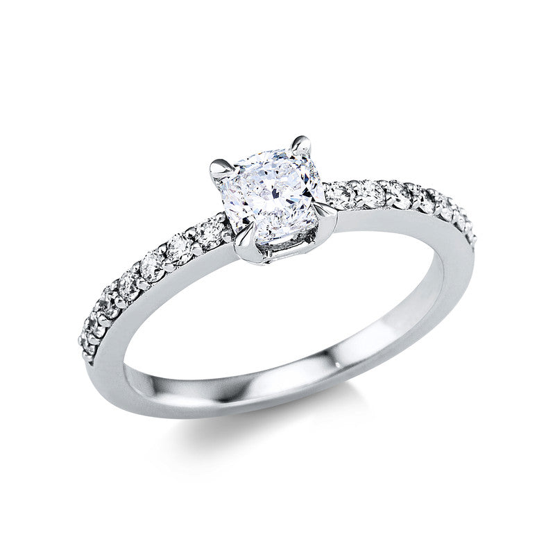 Ring 4er-Krappe 18 kt WG