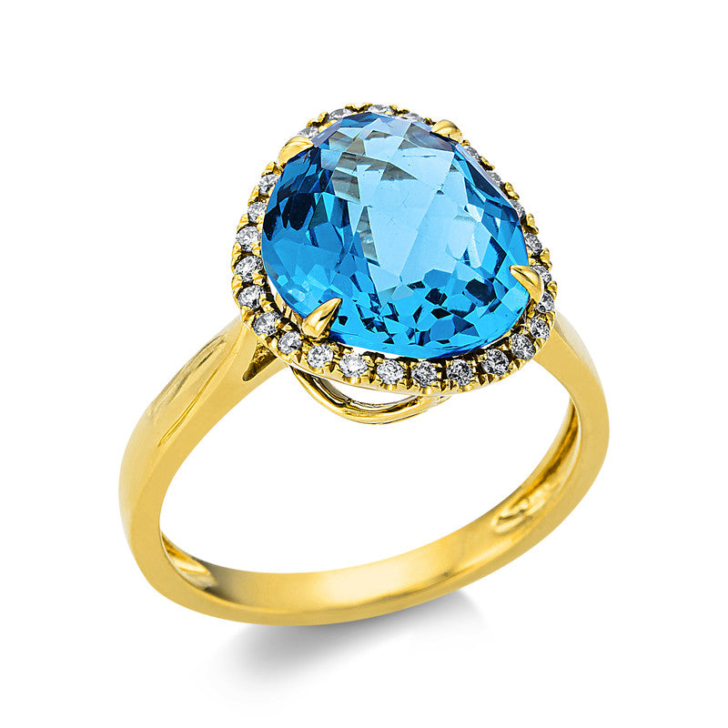 Кольцо 4 зубца Золото 18 карат