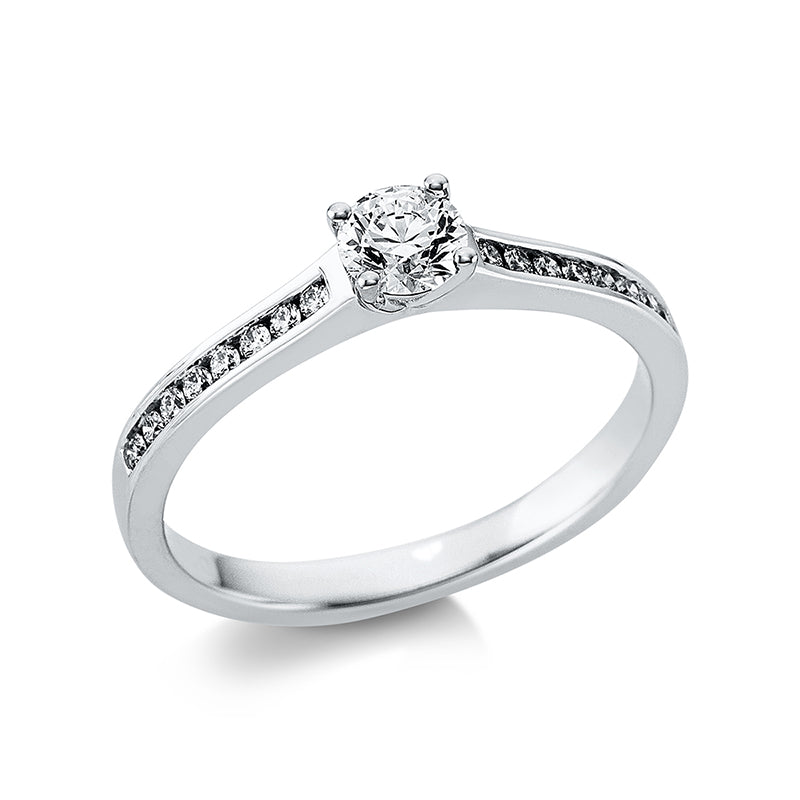 Ring 18k white gold, GIA7383727549