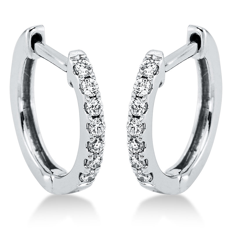 Серьги-кольца 18kt WG