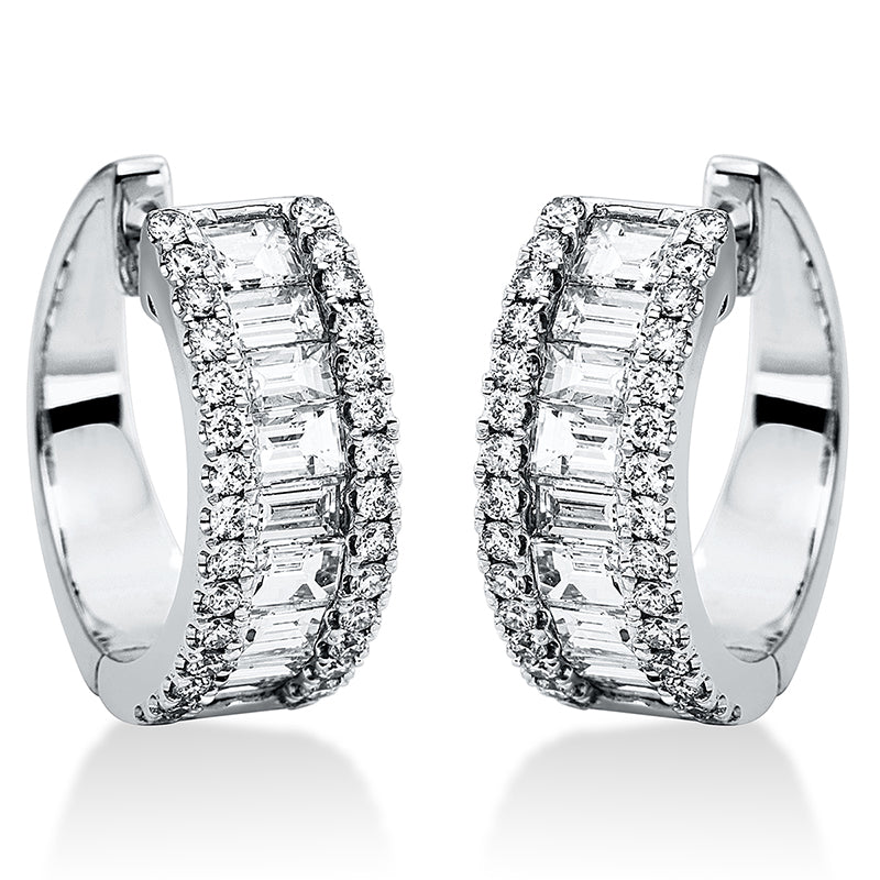 Серьги-кольца 18kt WG