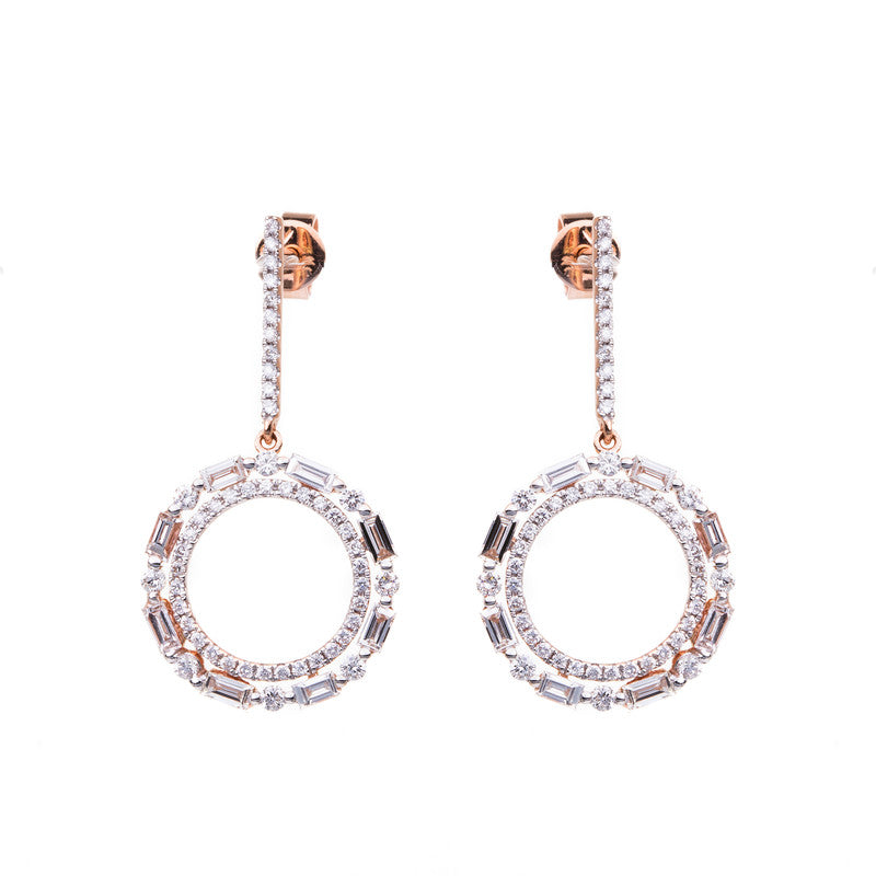 Серьги 18 карат RG