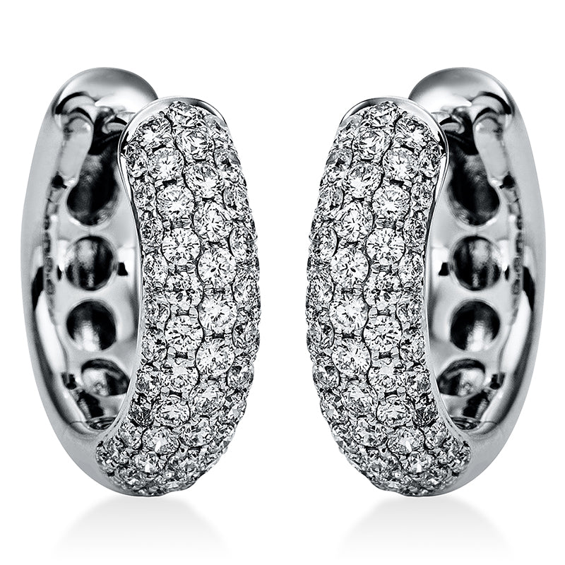 Серьги-кольца 18kt WG