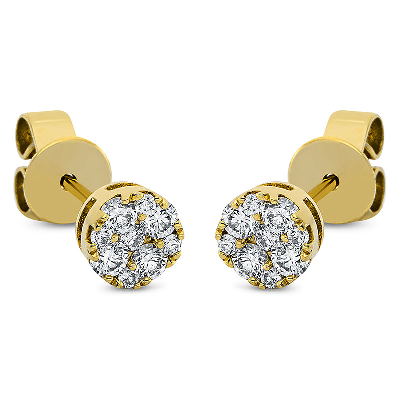 Ear studs 18 kt gold