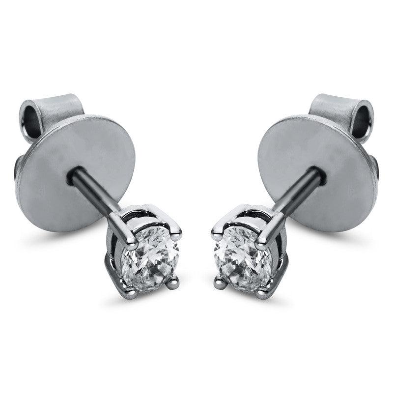 Ohrstecker 4er-Krappe 18 kt WG