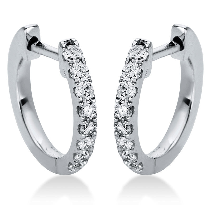 Hoop Earrings 18kt WG