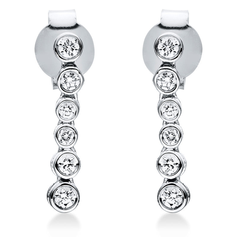 Ohrschmuck Zarge 18 kt WG