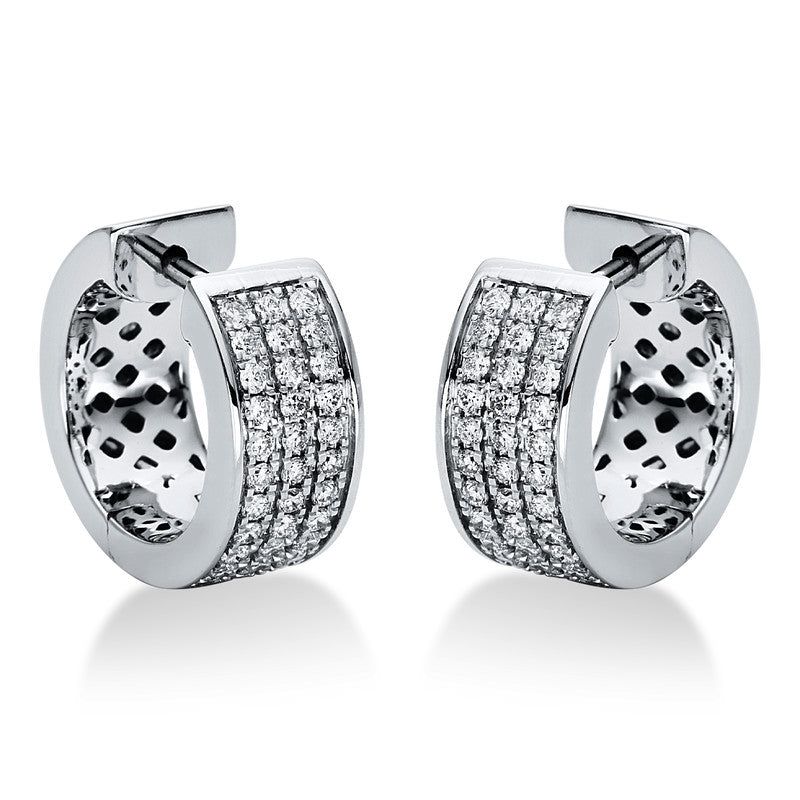 Серьги-кольца 18kt WG