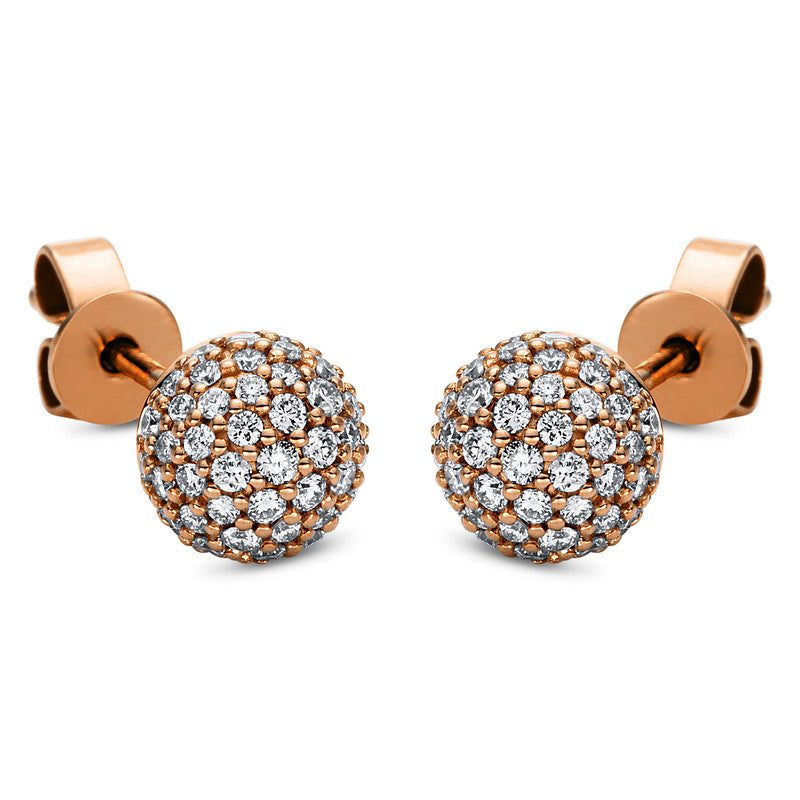 Серьги-гвоздики 18 кт RG