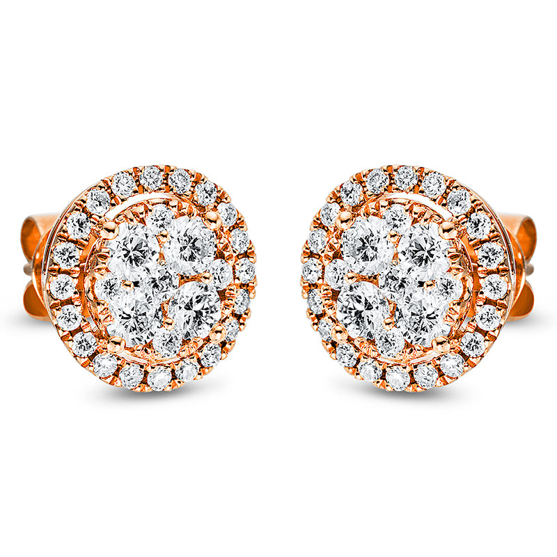 Ohrschmuck 18 kt RG Kreis