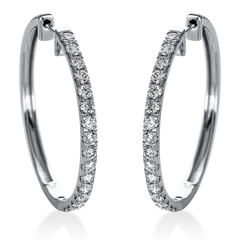 Hoop Earrings 18kt WG