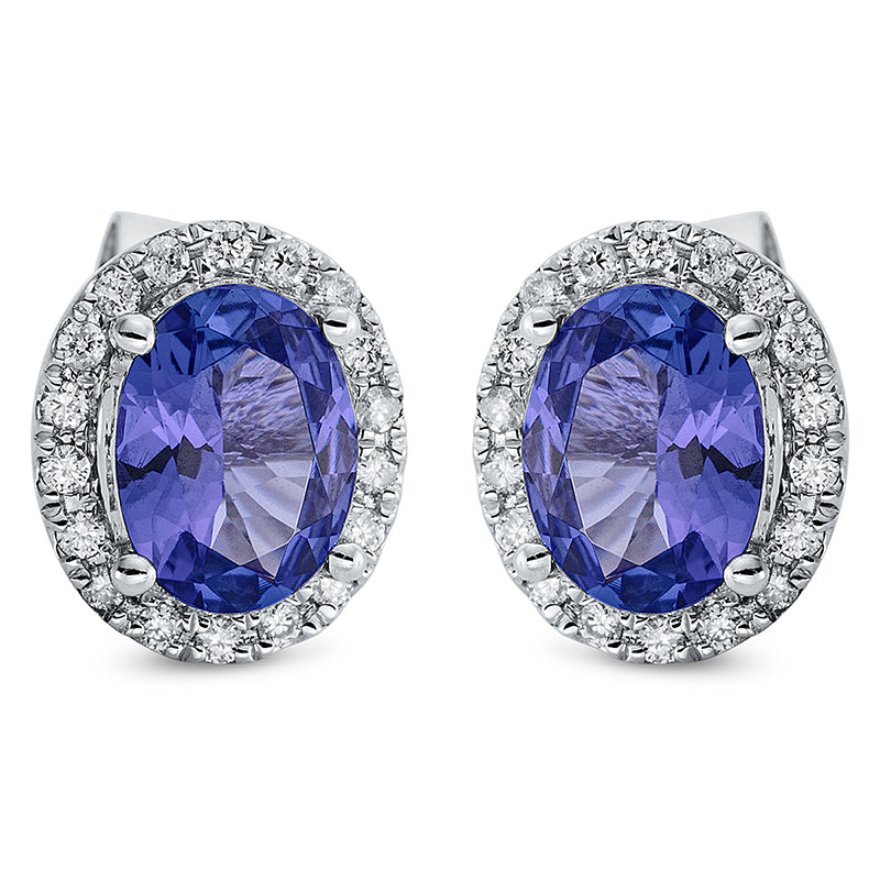 Ohrstecker 4er-Krappe 14 kt WG