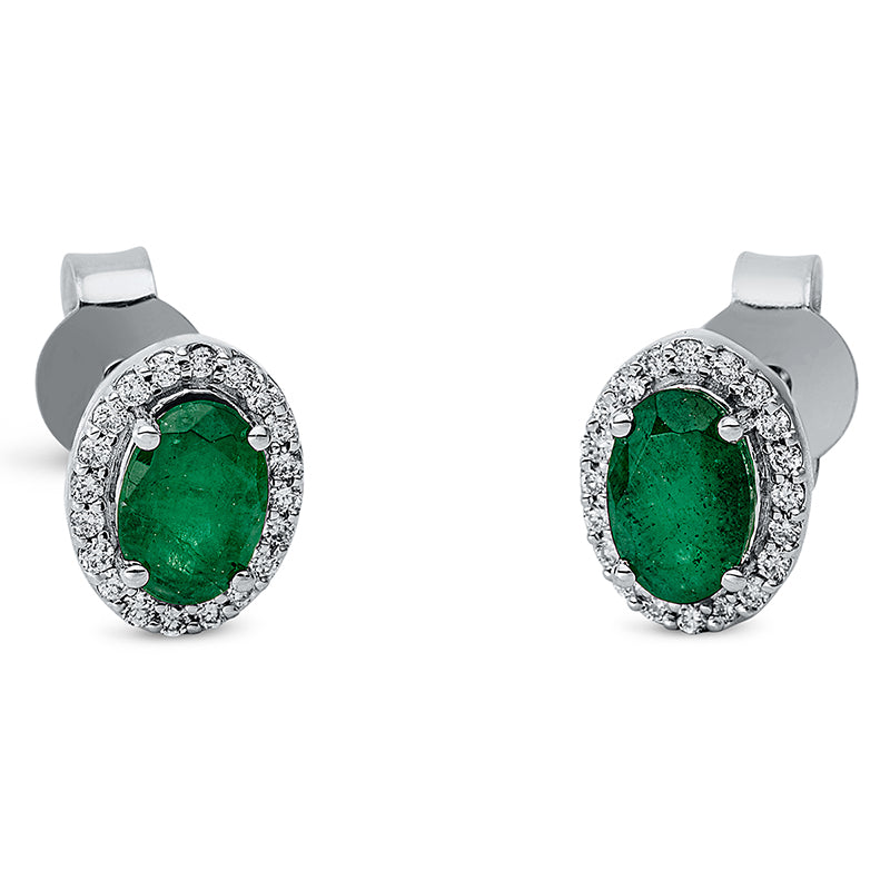 Ohrstecker 4er-Krappe 18 kt WG