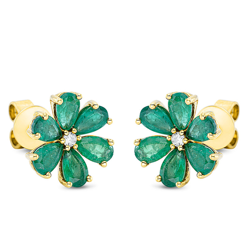 Ear studs 18 kt gold