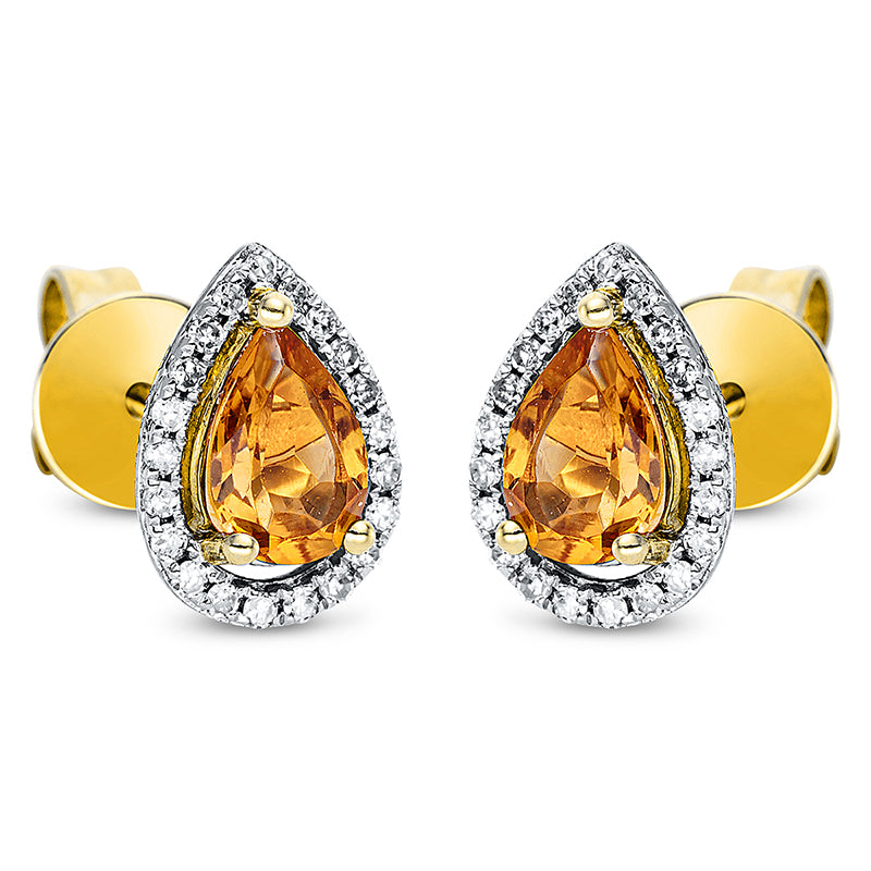 Ohrstecker 3er-Krappe 14 kt GG