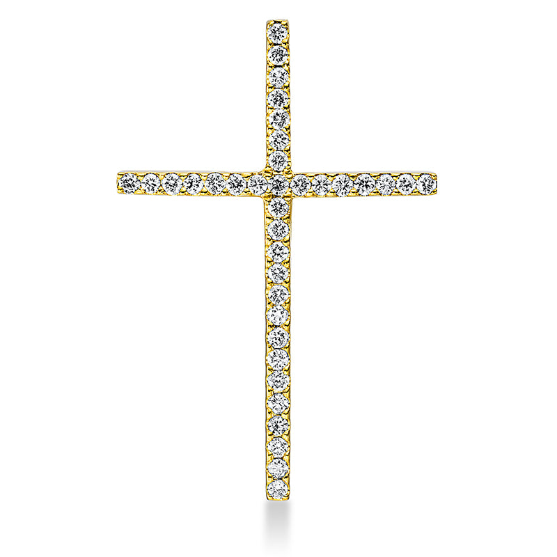Anhänger 18 kt GG Kreuz