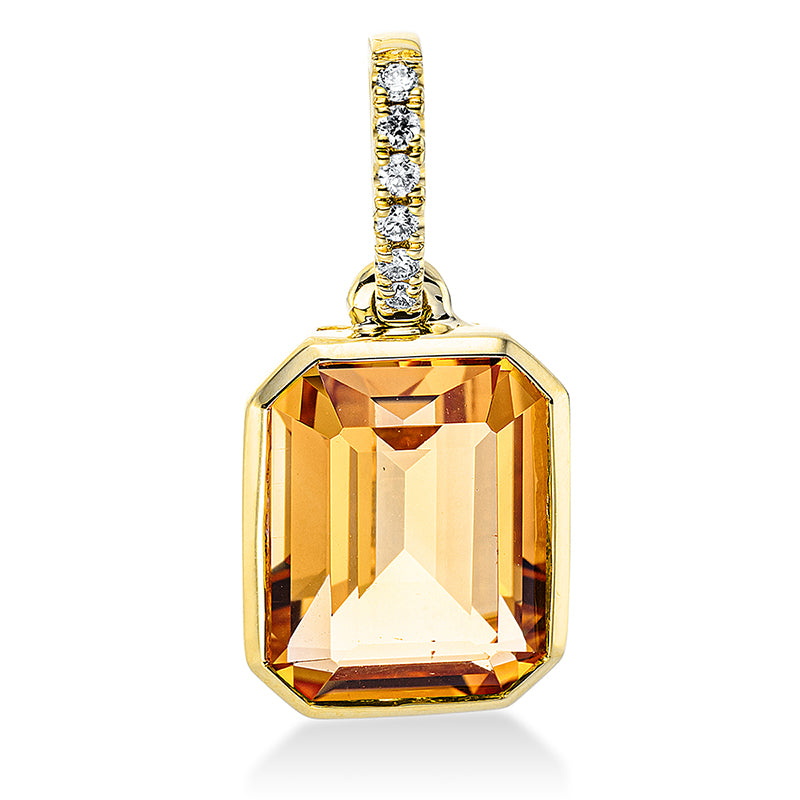 Подвеска из 18-каратного золота с петелькой