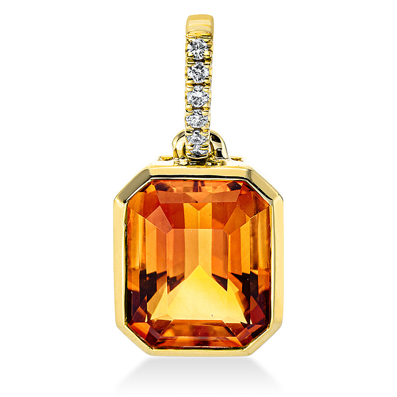 Подвеска из 18-каратного золота с петелькой