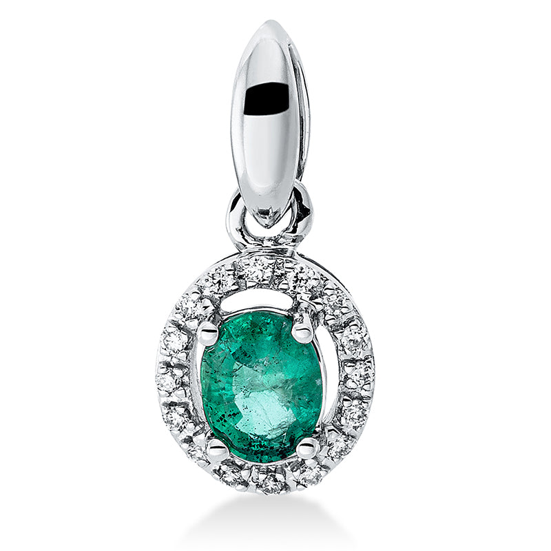 Anhänger 4er-Krappe 18 kt WG, mit Öse