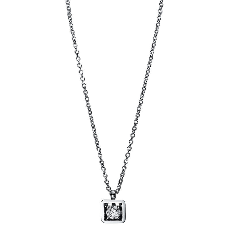 Collier 4er-Krappe 18 kt WG