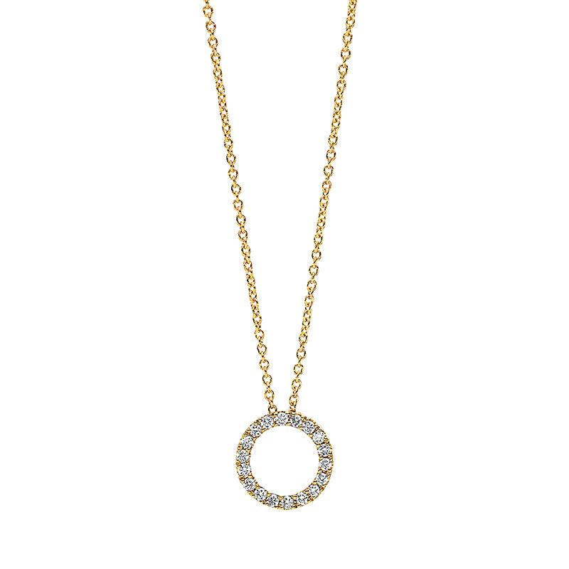 Necklace 18 kt GG circle
