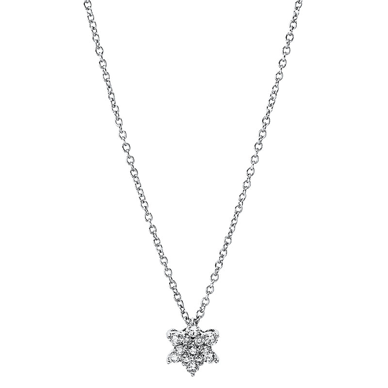 Collier 18 kt WG Stern