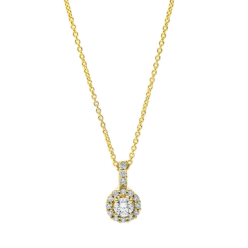 Necklace 18 kt gold, with eyelet